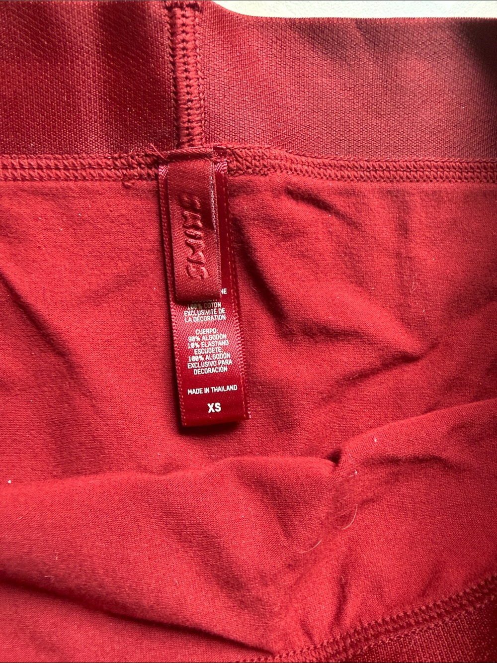 SKIMS Berry Red Shorts - Picture 2 of 2